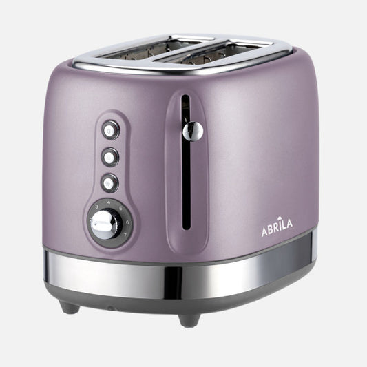 Tostador de Pan Urbion 815 W 2 Ranuras Violeta/Gris Fabrilamp - Vista frontal principal en fondo blanco | LuzGurú