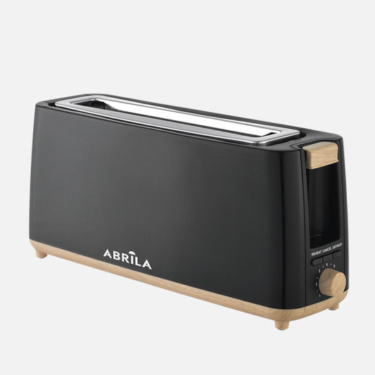 Tostador de Pan Yeltes 900 W Negro/Haya 7 Niveles Fabrilamp - Vista frontal principal en fondo blanco | LuzGurú