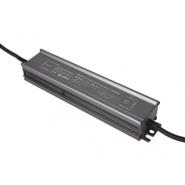 Transformador Estanco 100W 12V IP68 Grafito Fabrilamp - Vista frontal