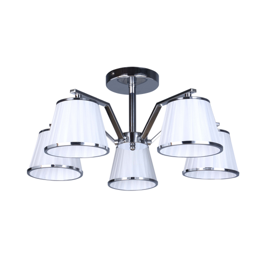 Lámpara Clásica Trebol Blanco / Cromo – vista principal · Ref. 151655020