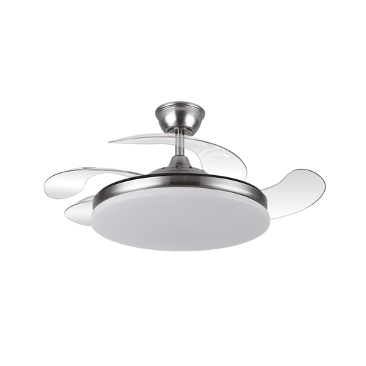 Ventilador de Techo Tridente Níquel – vista principal · Ref. 236391303