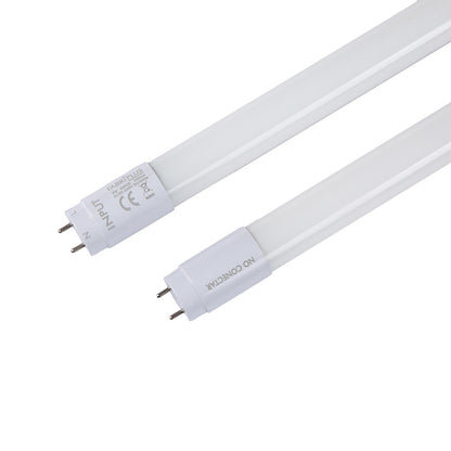 Tubo LED T8 fabricado en Cristal color Blanco, ideal para luz fría en interiores