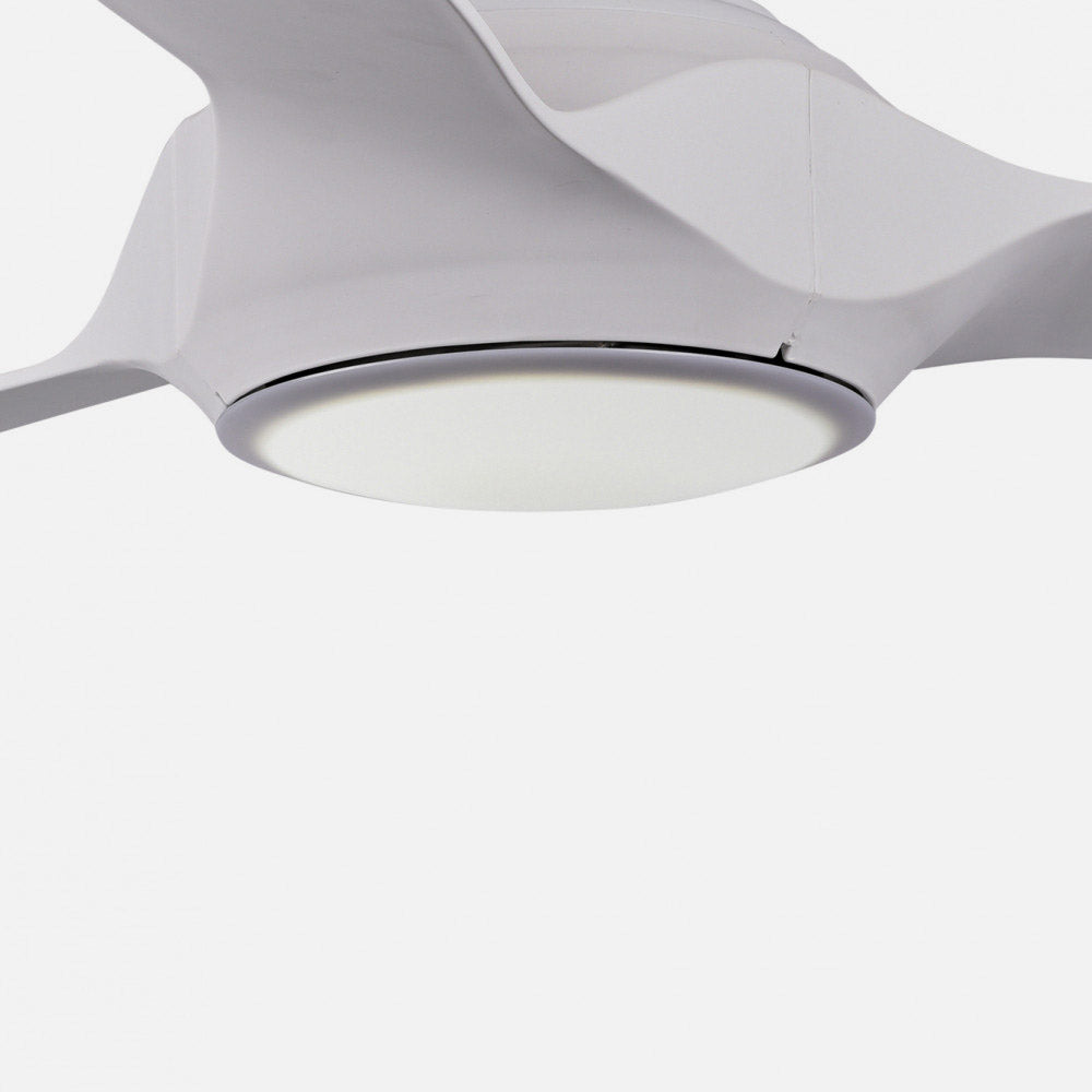 Tulipa para ventilador Narai fabricada en Policarbonato color blanco