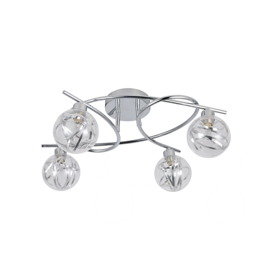 Aplique de Pared Varanasi 4 Luces G9 Cristal Fabrilamp - vista principal | Fabrilamp / Abrila · Ref. 154484020