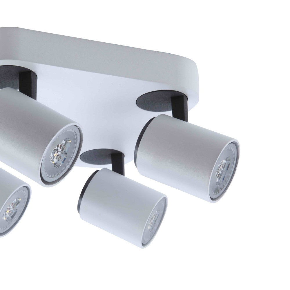 Regleta Veleta fabricada en Metal color Blanco, ideal para espacios modernos