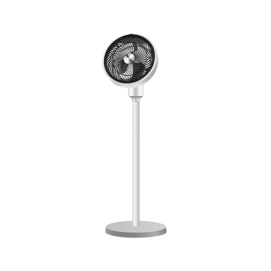 Ventilador de Pie Vencejo 45W 3 Velocidades Blanco y Negro Fabrilamp - vista principal | Fabrilamp / Abrila · Ref. 236541009