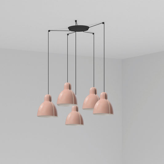 Colgante Moderno 6437 Rosa – vista principal · Ref. 64255-126-5L