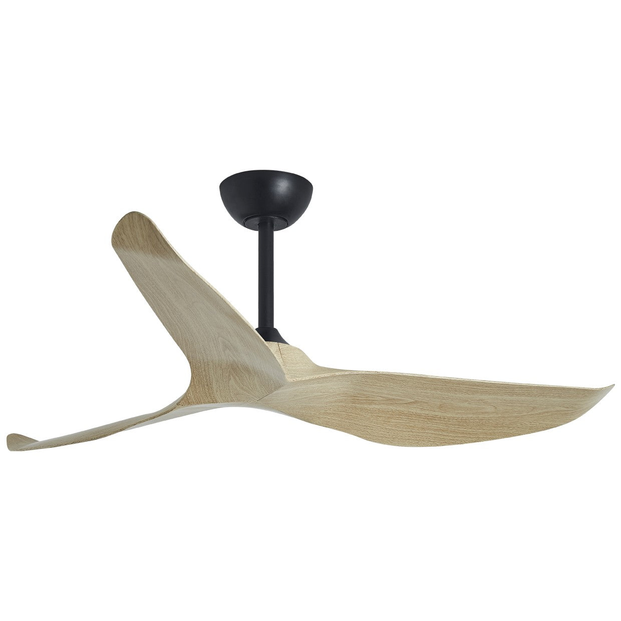 Ventilador de techo Garden Negro-Madera Clara 132cm AJP / Alemar para exterior