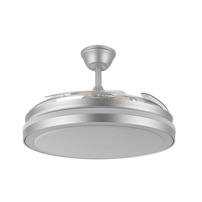 Ventilador Esparta Maxi fabricado en Metal color Plata con aspas ABS
