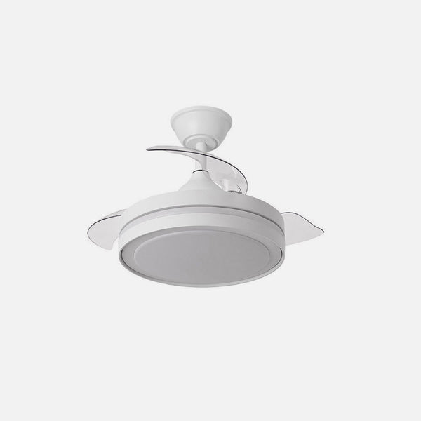 Esparta Ventilador de Techo LED Silencioso Blanco Fabrilamp / Abrila
