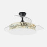 Ventilador de techo DECOR Fabrilamp / Abrila 264390409 con aspas retráctiles