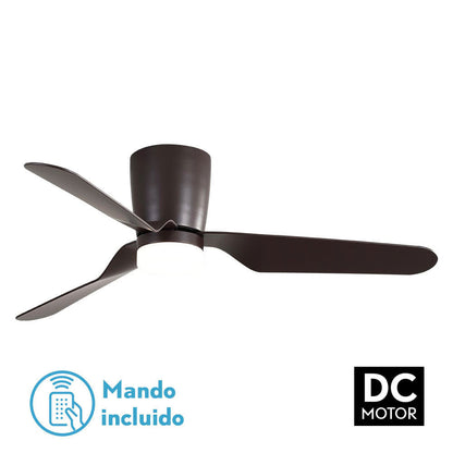 Ventilador Kochi fabricado en Metal color Marrón con aspas de MDF