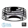 Ventilador Techo XALOC Negro Fabrilamp Motor DC Silencioso 6 Velocidades