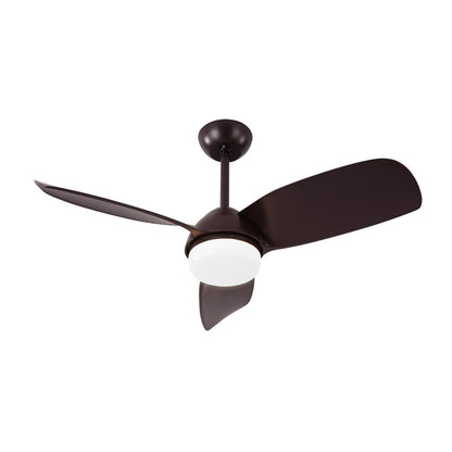 Ventilador Haur fabricado en Metal y MDF color Marrón