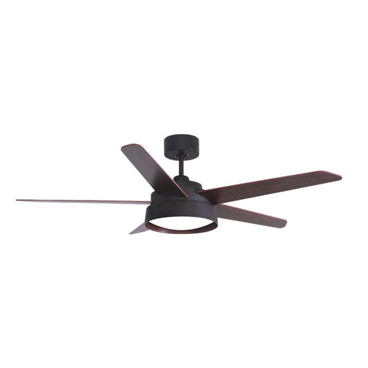 Ventilador de Techo con Luz Lebeche 132 cm Marrón Nogal Fabrilamp - vista principal | Fabrilamp / Abrila