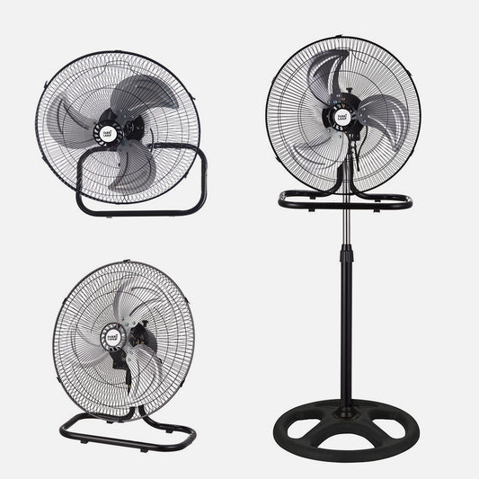 Ventilador 3 en 1 RECIO Negro y Plata de Fabrilamp / Abrila - SKU 183771009