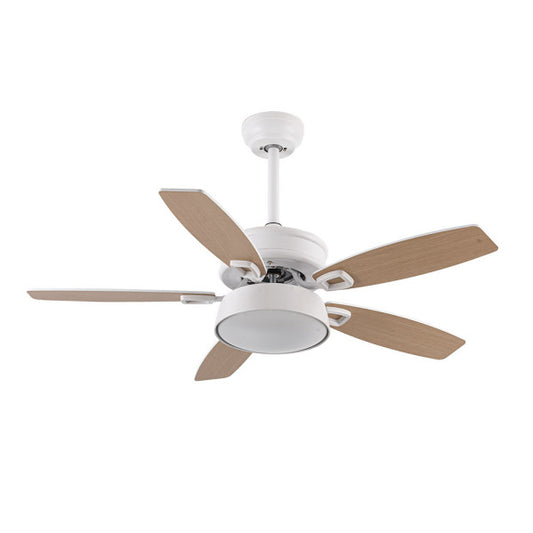 Ventilador de Techo con Luz Braw 107 cm Blanco y Haya Fabrilamp - imagen 2 | Fabrilamp / Abrila