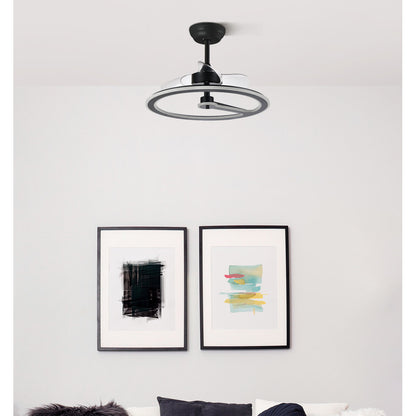 Ventilador techo con motor DC silencioso, 6 velocidades y flujo de aire de 2985 m³/h, ideal para salones