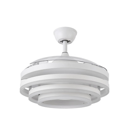 Ventilador de Techo con Luz Kai 72W Aspas Retráctiles Blanco Fabrilamp - imagen 2 | Fabrilamp / Abrila
