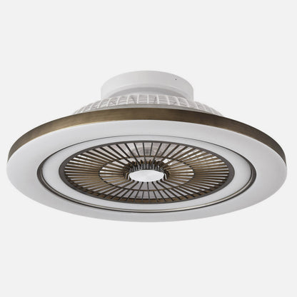 Ventilador de Techo con Luz LED Mato 72 W Cuero Fabrilamp - imagen 3 | Fabrilamp / Abrila