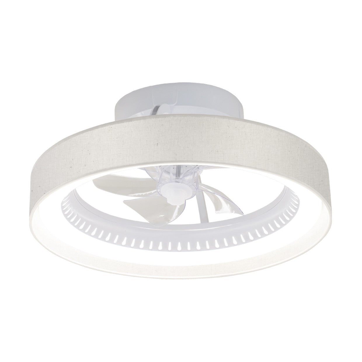 Ventilador de Techo Retráctil Arco Blanco 50cm con palas ocultas AJP / Alemar
