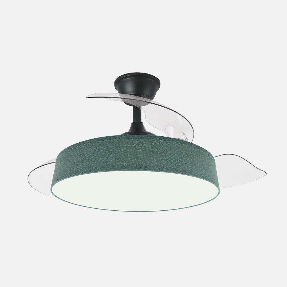 Ventilador de techo LED Boga Fabrilamp / Abrila 264290309 con aspas retráctiles