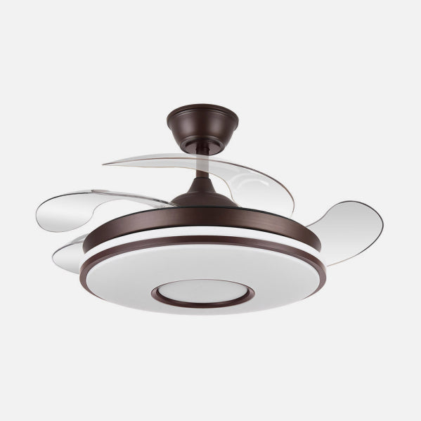 Ventilador de Techo con Luz LED Dani 106 cm Marrón Fabrilamp
