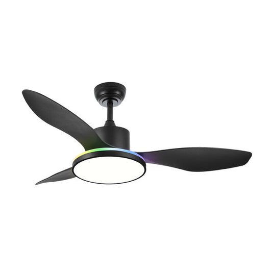 Ventilador de Techo con Luz Mandala 120 cm Negro RGB Fabrilamp - vista principal | Fabrilamp / Abrila
