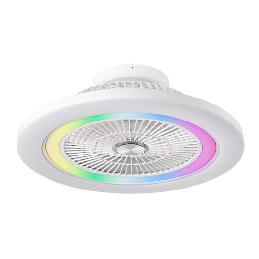 Ventilador de Techo con Luz Antártida 58 cm Blanco RGB Fabrilamp - imagen 2 | Fabrilamp / Abrila