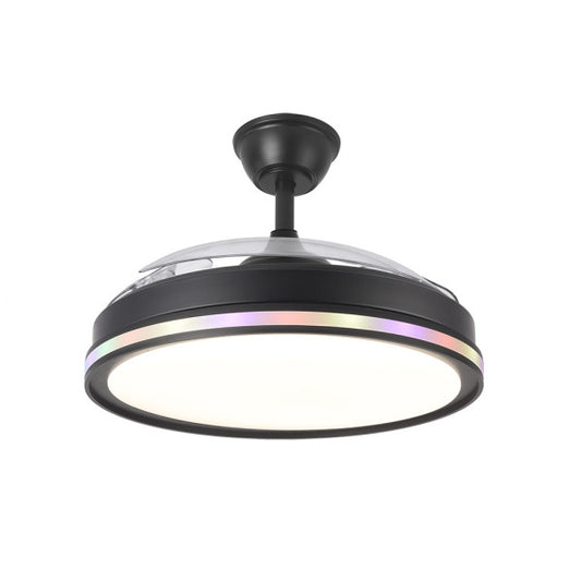Ventilador de Techo Cacique 107 cm Aspas Retráctiles Negro Fabrilamp - imagen 2 | Fabrilamp / Abrila