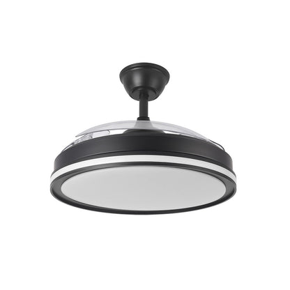 Elegante ventilador con aspas retráctiles ideal para salón