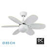 Ventilador de Techo Alves Blanco y Haya Fabrilamp / Abrila 175791601