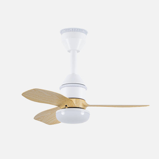 Ventilador de Techo con Luz LED Asaf 62 cm Blanco y Haya Fabrilamp - vista principal | Fabrilamp / Abrila