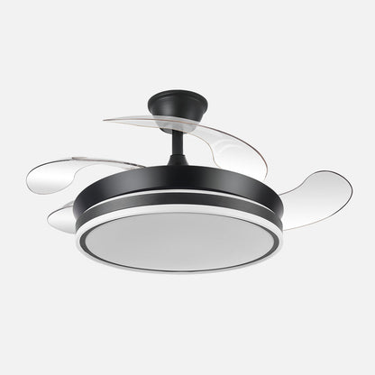 Ventilador de techo Bayomo Fabrilamp / Abrila con aspas retráctiles, ref. 142599009