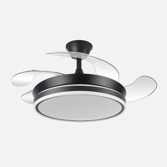 Ventilador de techo Bayomo Fabrilamp / Abrila con aspas retráctiles, ref. 142599009