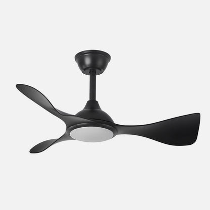 Elegante ventilador de techo negro ideal para el salón