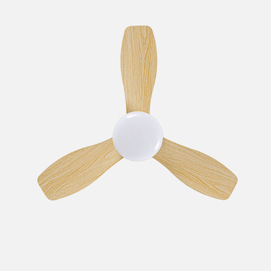 Ventilador CAIN fabricado en metal color blanco y haya