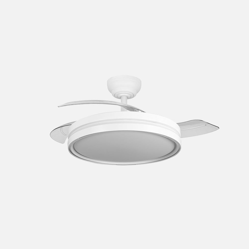 Ventilador de techo CAPITAN Fabrilamp / Abrila 259091301 con aspas retráctiles