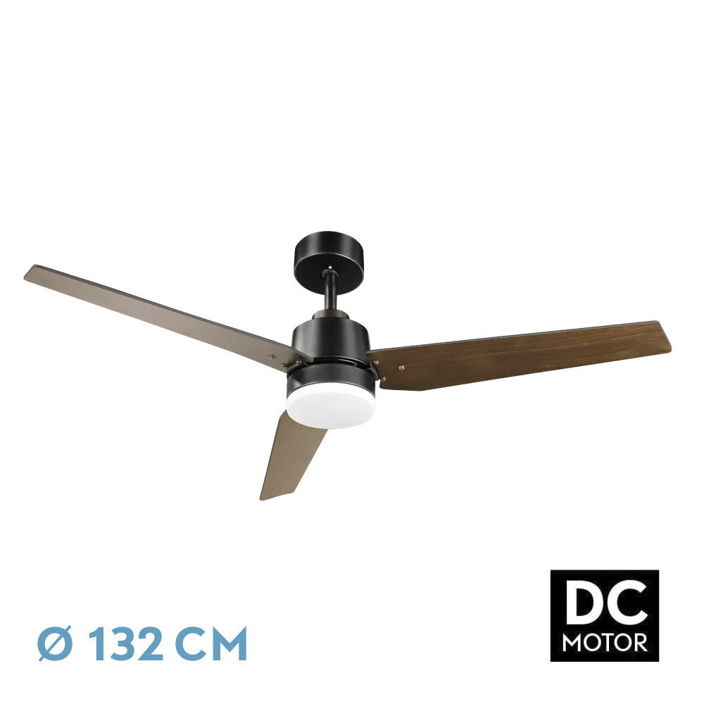 Ventilador de Techo Captus Fabrilamp / Abrila 212391309: Silencioso y con LED