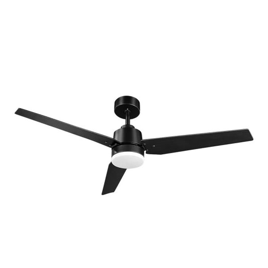 Ventilador de Techo con Luz Captus 132 cm Negro y Roble Fabrilamp - imagen 2 | Fabrilamp / Abrila