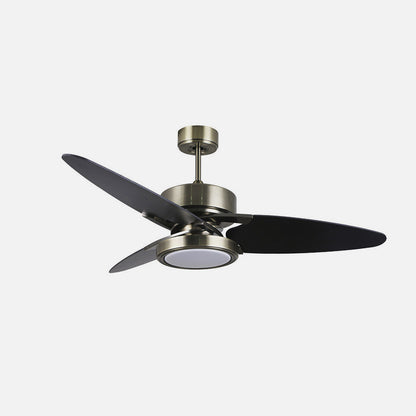Ventilador techo con motor DC silencioso y 3 aspas reversibles de MDF para verano e invierno