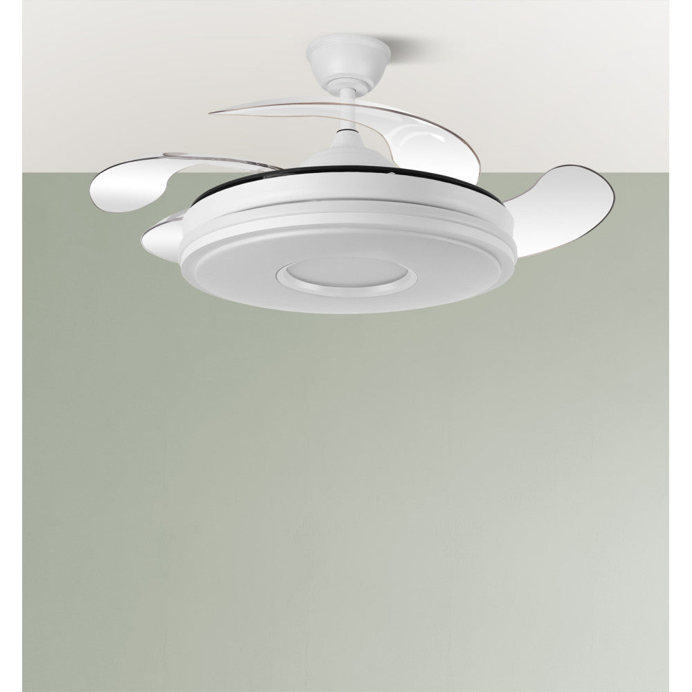 Ventilador de techo con LED integrada y temperatura de color ajustable