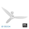 Ventilador de techo blanco Genil Fabrilamp / Abrila 209591301