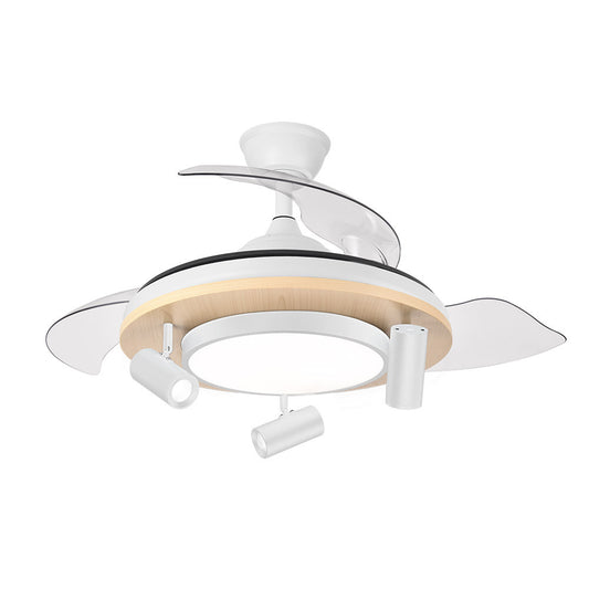 Ventilador de techo Gladiator fabricado en metal color blanco/haya