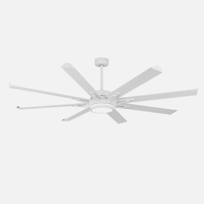 Ventilador de techo con motor DC silencioso, 6 velocidades y flujo de aire de 16,918 m³/h