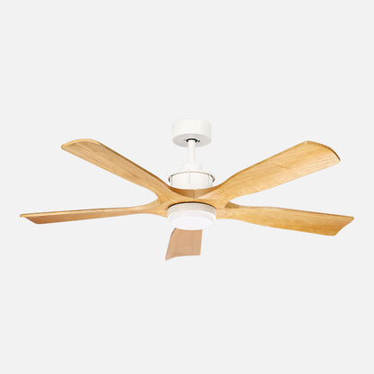 Ventilador de techo DC Letur Fabrilamp / Abrila con luz LED y motor silencioso, referencia 261691568