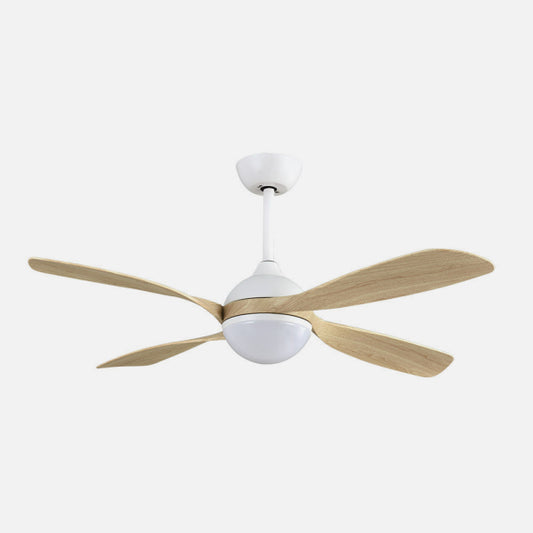 Ventilador de Techo con Luz LED Livorno 132 cm Blanco y Haya Fabrilamp - imagen 2 | Fabrilamp / Abrila