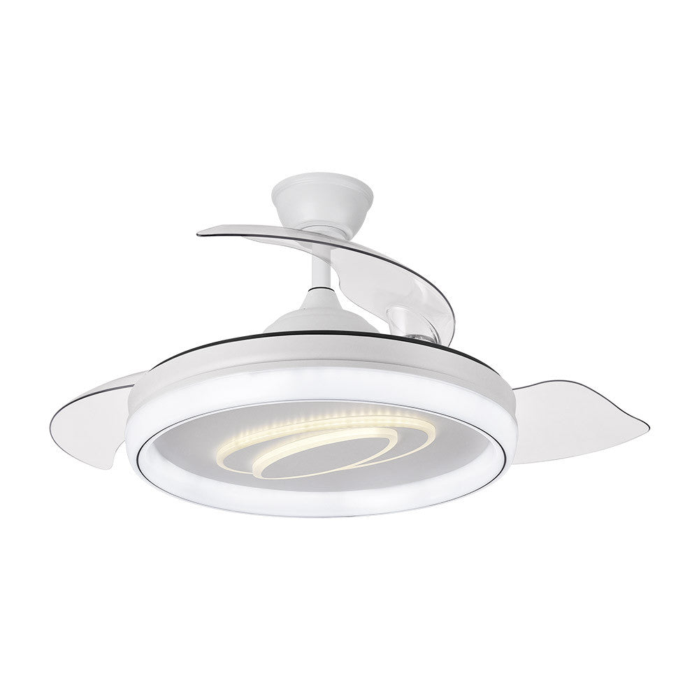 Ventilador Maracana fabricado en Metal color Blanco