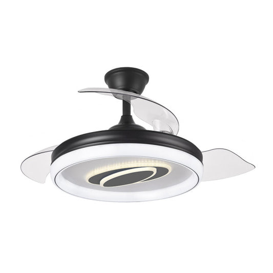 Ventilador de Techo Maracana 107 cm Aspas Retráctiles Negro con LED Fabrilamp - imagen 2 | Fabrilamp / Abrila