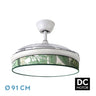 Ventilador de Techo LED MODA Blanco y Verde Fabrilamp / Abrila 212480101